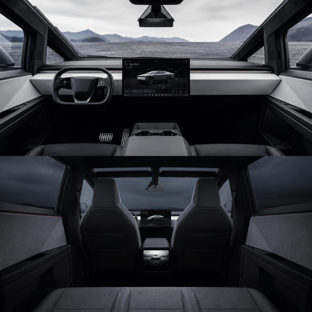 Tesla Cybertruck interior