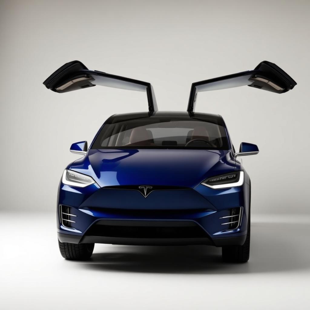 Tesla Model X exterior view frame 2