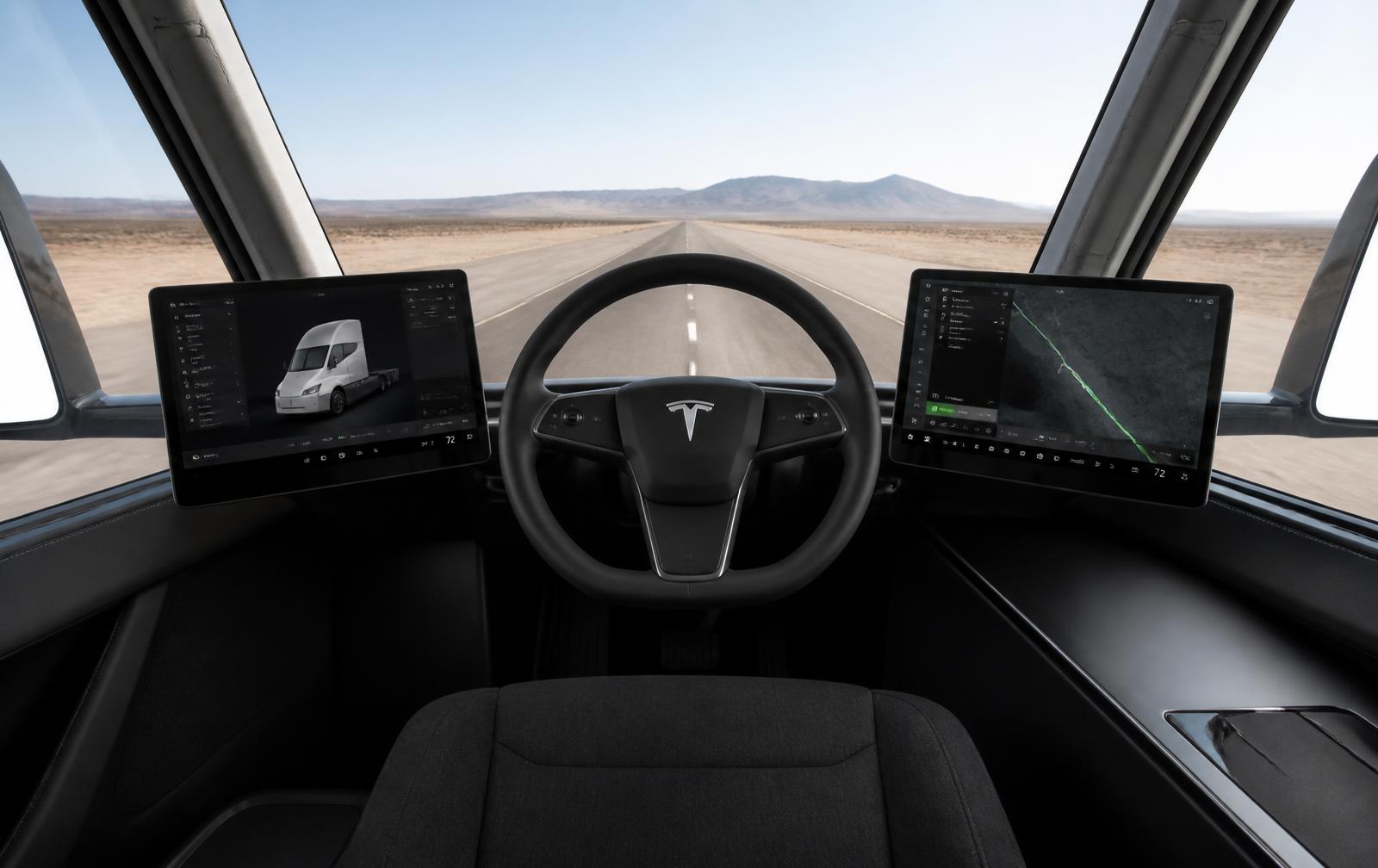 Tesla Semi Interior 2