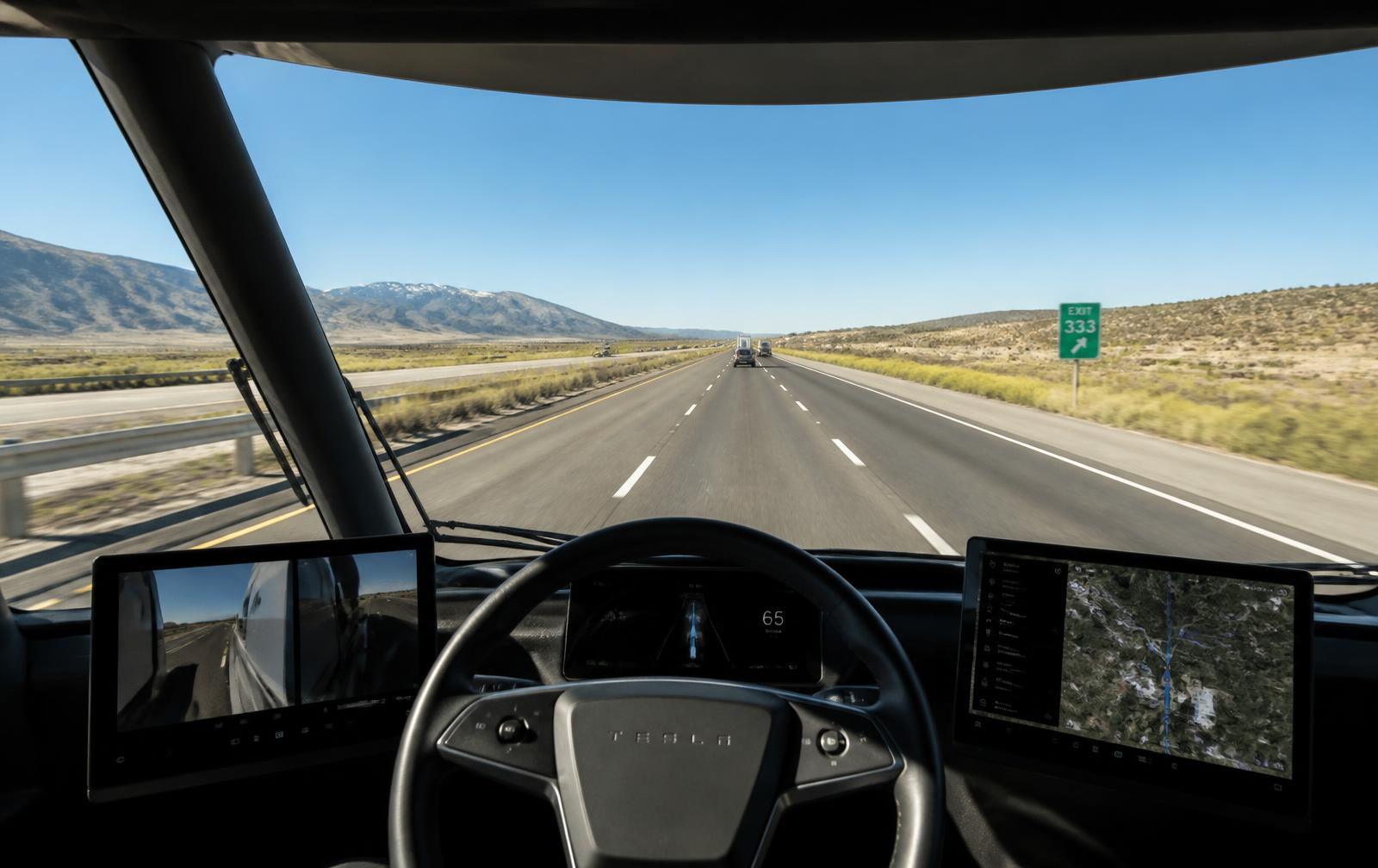 Tesla Semi Interior 5