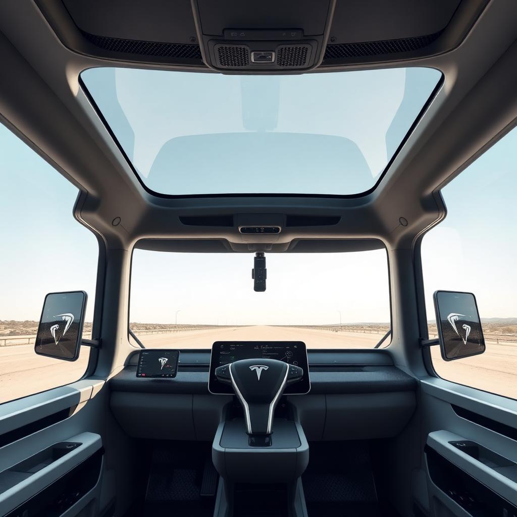 Tesla Semi interior